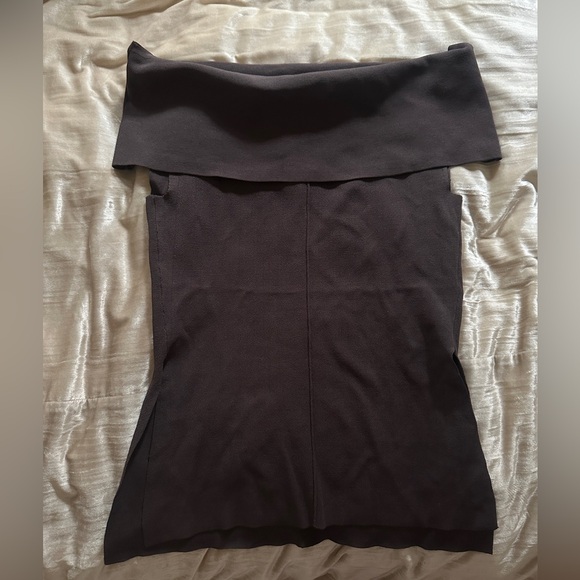 BROWN A Piece Apart Elena Strapless Top - Picture 6 of 6